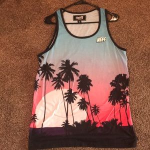 Neff Summer Sunset tank top